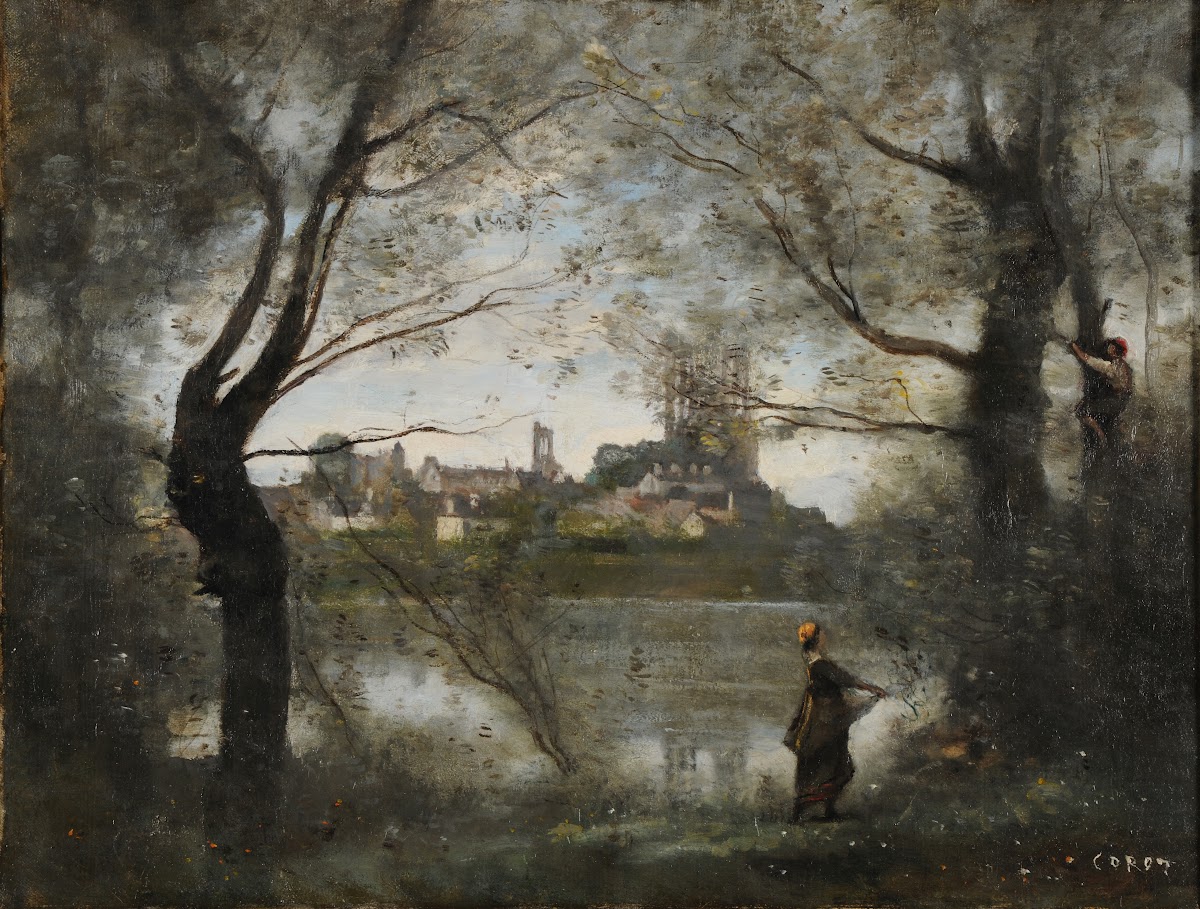 Mantes le soir ca 1865