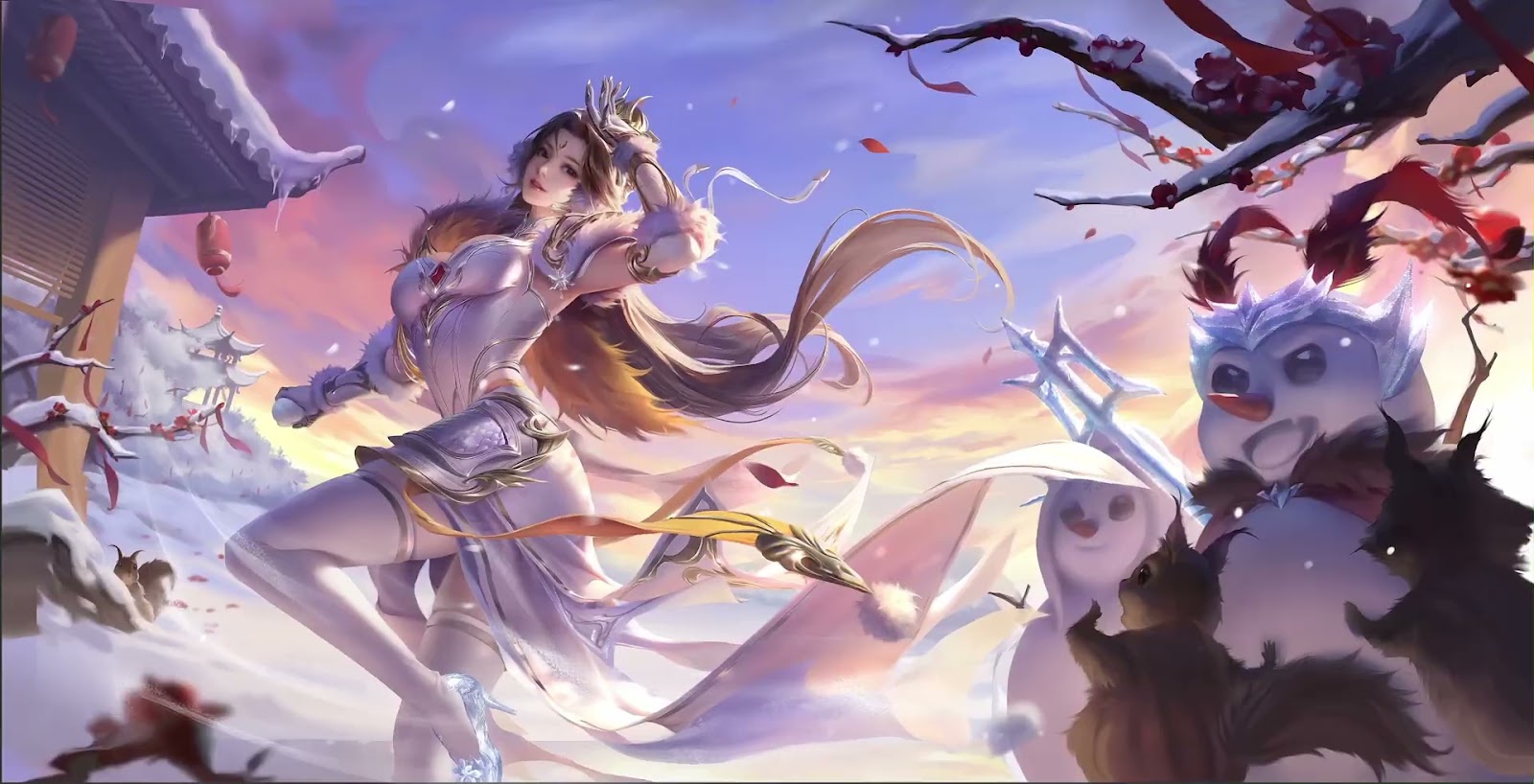 吕玲绮-冰魄映雪 | Legends of the Three Kingdoms Live Wallpaper