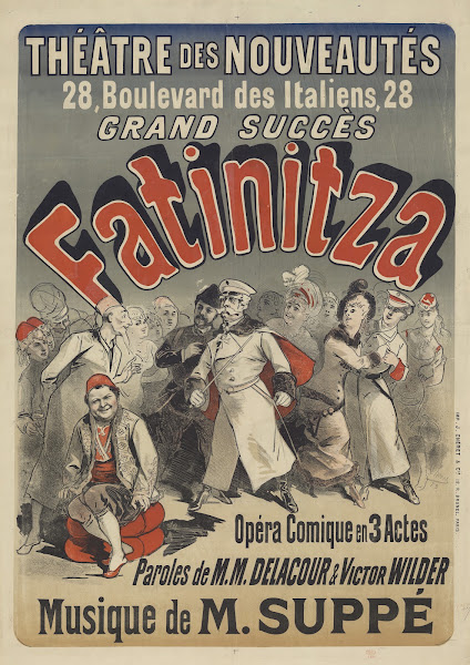 Théâtre des Nouveautés Fatinitza Musique de M Suppé 1879