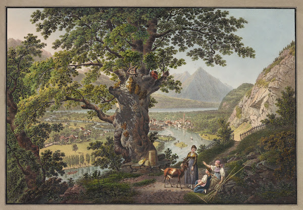 Unterseen depuis le Hohbuhl 1915 1945