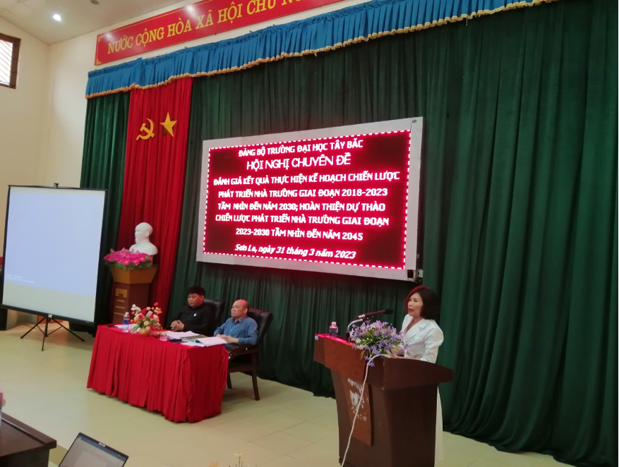 Hội nghị chuyên đề Đánh giá kết quả thực hiện Chiến lược phát triển Nhà trường giai đoạn 2018 - 2023 và tầm nhìn đến năm 2030, hoàn thiện dự thảo chiến lược phát triển nhà trường giai đoạn 2023 - 2030, tầm nhìn đến năm 2045