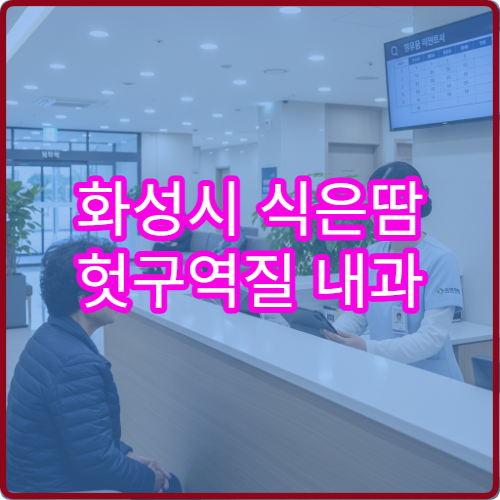 화성시 식은땀 헛구역질 내과 심장 검사 응급실 병원