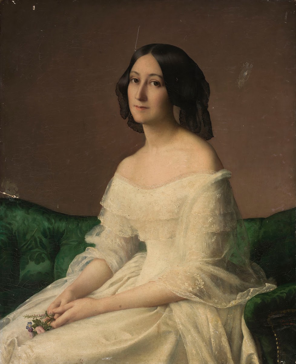 Portrait of Hortense Thayer née Bertrand 1847