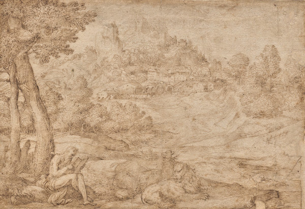 Saint Jerome in a Landscape c 1530