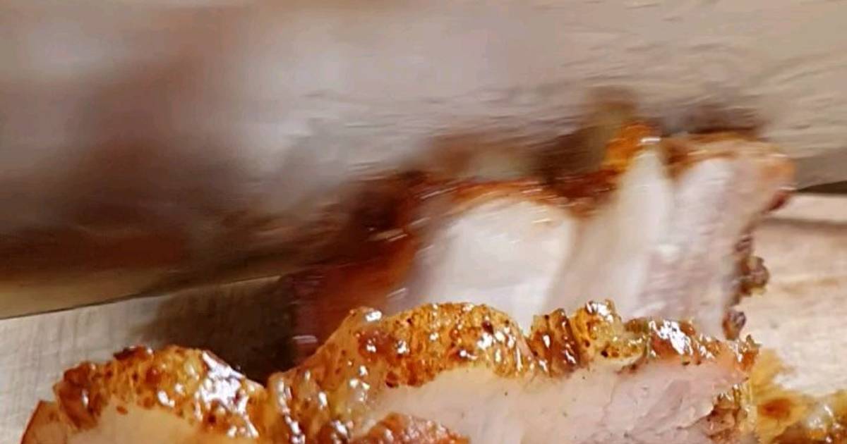 Thịt xá xíu nướng nồi chiên không dầu