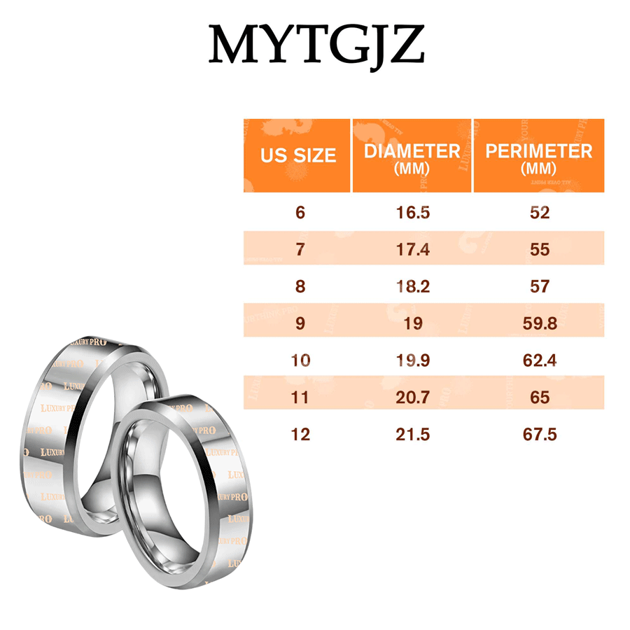 Full-Print Titanium Steel Ring