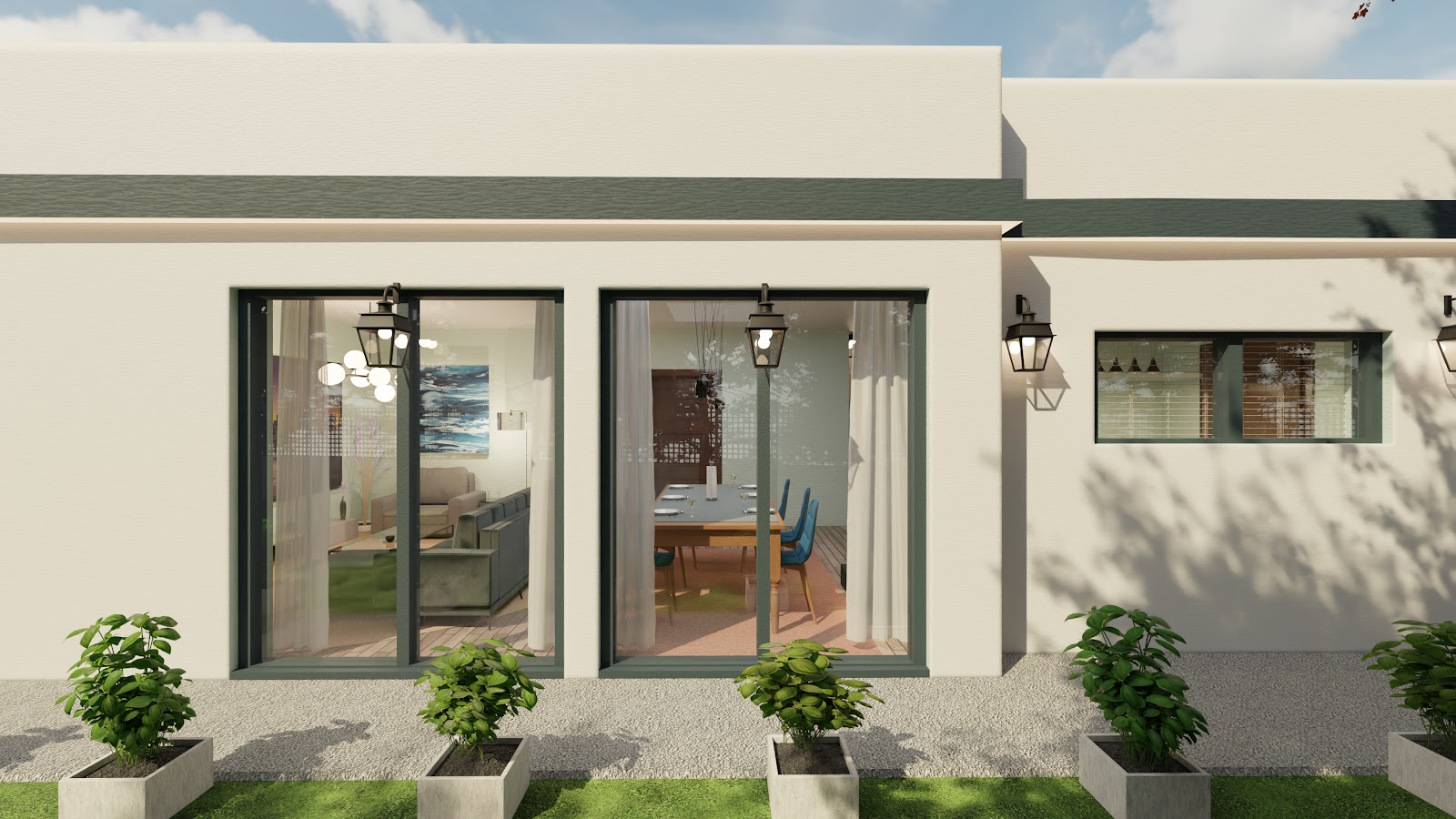 Exterior common areas