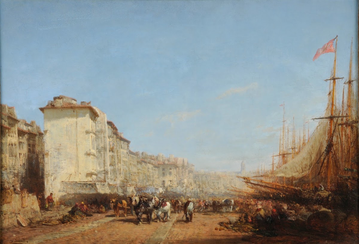 Marseille le vieux port before 1868