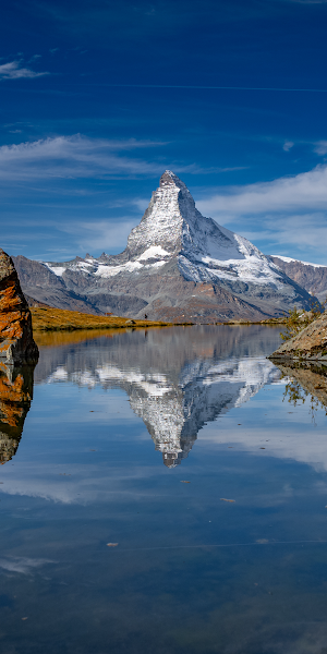 Switzerland, Matterhorn, Mountain Reflection, Alpine Lake 4K Wallpaper Background