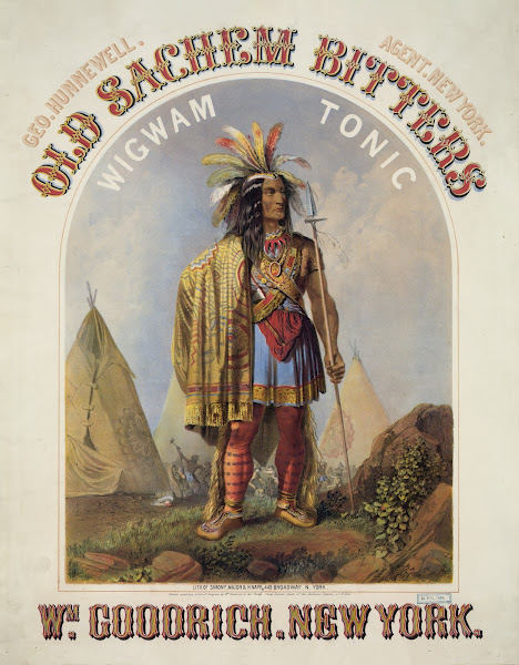 Old Sachem bitters  wigwam tonic  Wm Goodrich New York Geo Hunnewell agent New Y