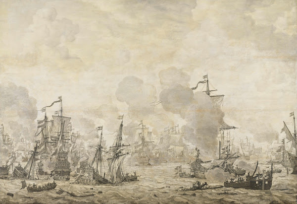 Episode from the Battle between the Dutch and Swedish Fleets in the Sound 8 Nove