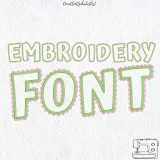Stitch photo 5 of the Atma Lace Applique Embroidery Font embroidery design