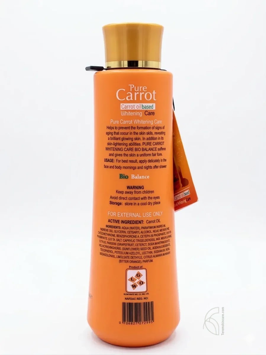 Pure Carrot (carrot oil based) Whitening Care Lotion