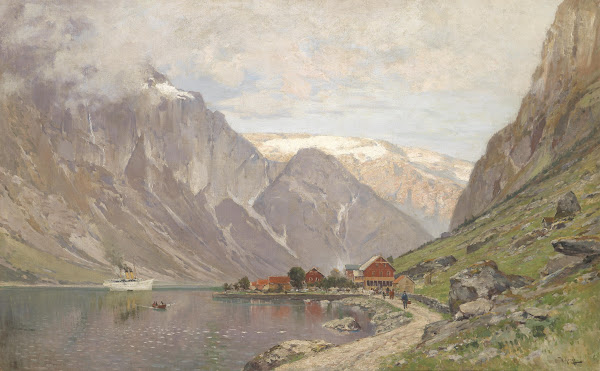 Große Fjordlandschaft