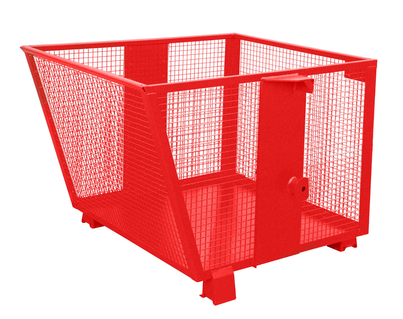 Gaascontainer BSK-G 90, gelakt, Vuurrood