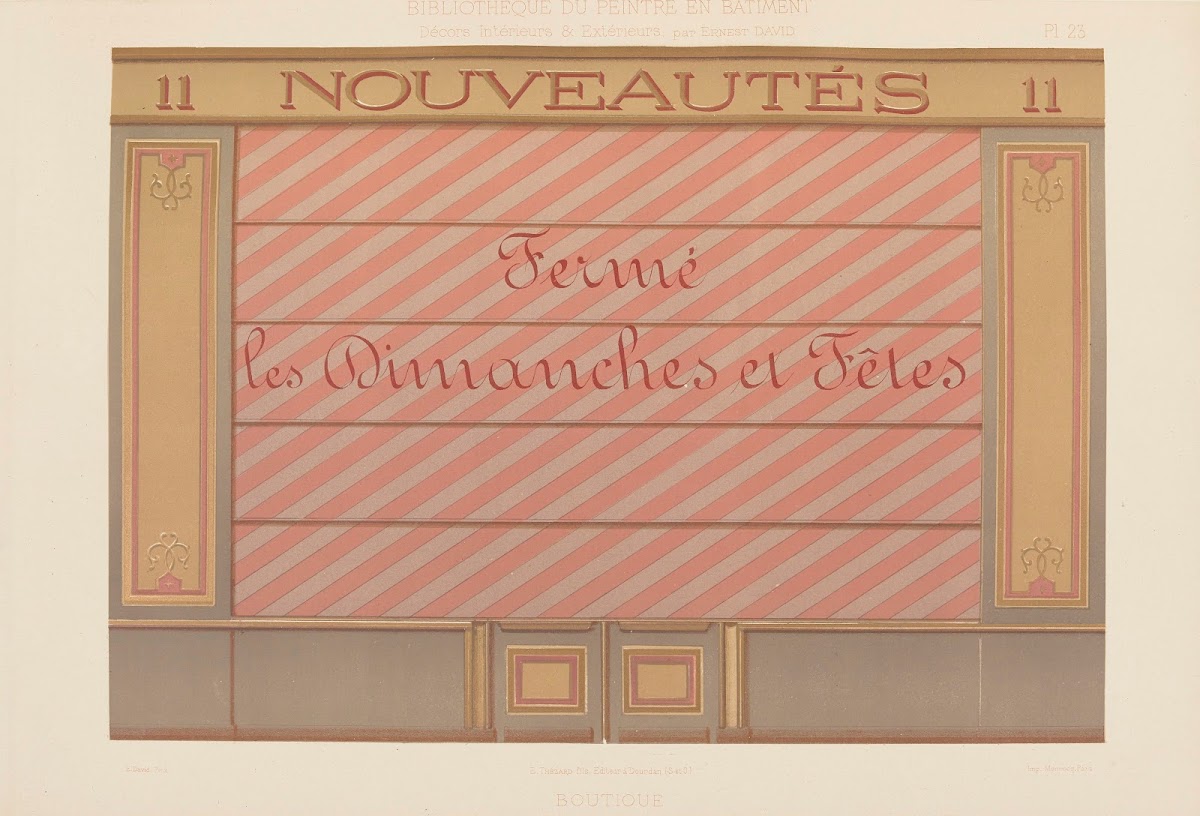 Décors Intérieurs et Extérieurs Pl23 1890 1891
