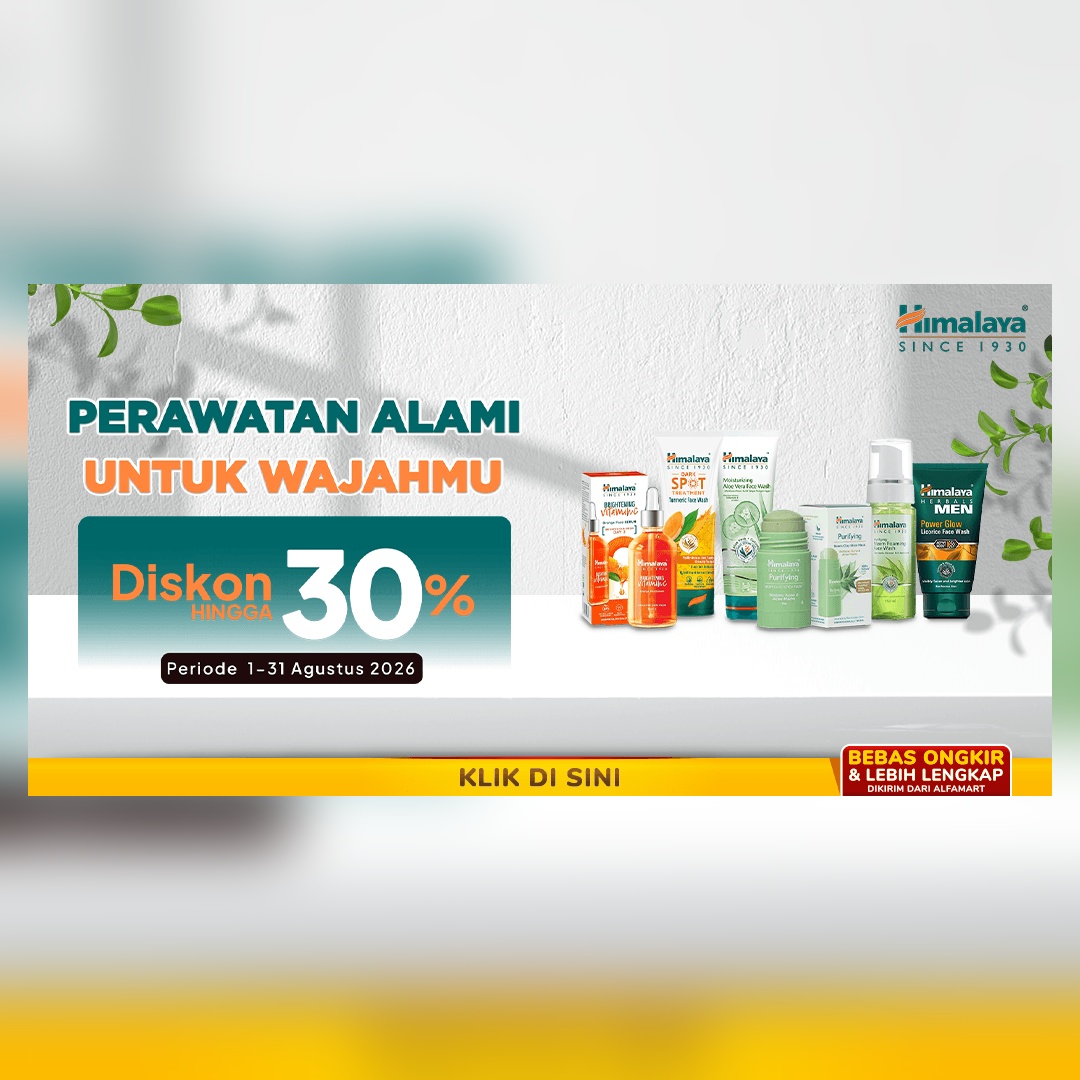Himalaya Perawatan Alami untuk Wajahmu 1-31 Agustus 2026