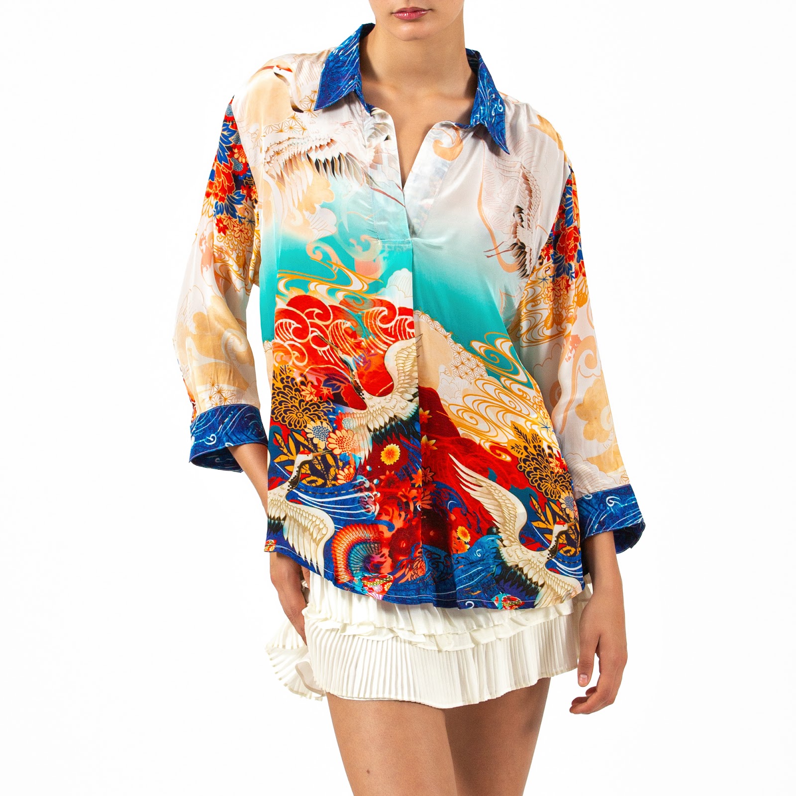 Red Horizon Blouse — 2