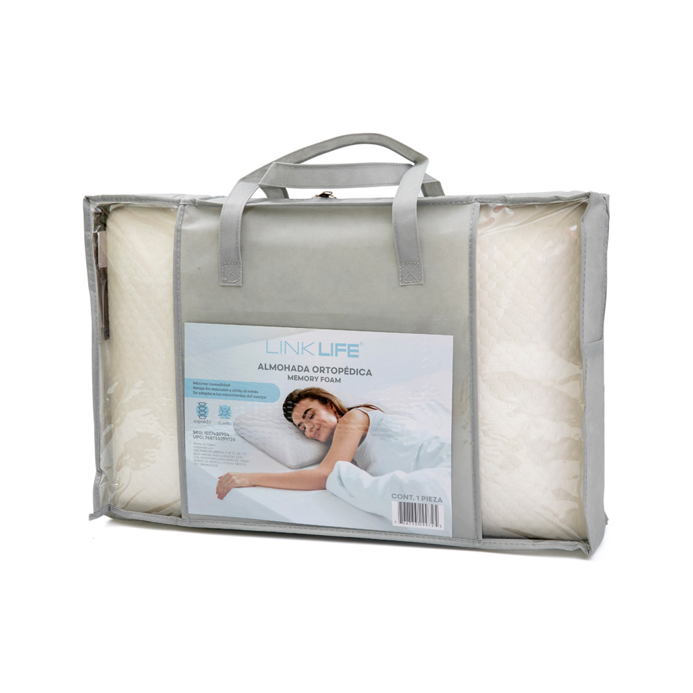 Almohada ortopédica de poliéster Link Life™