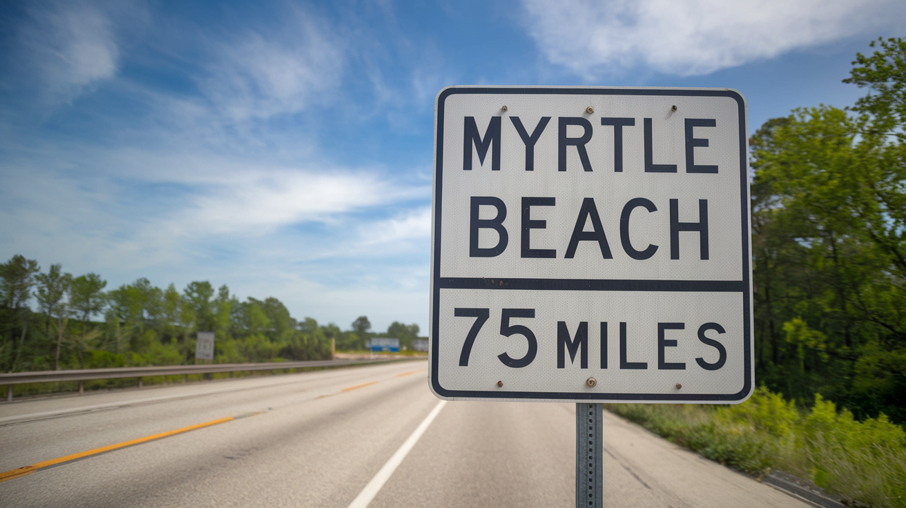 How Far Is Myrtle Beach from Charleston Driving?