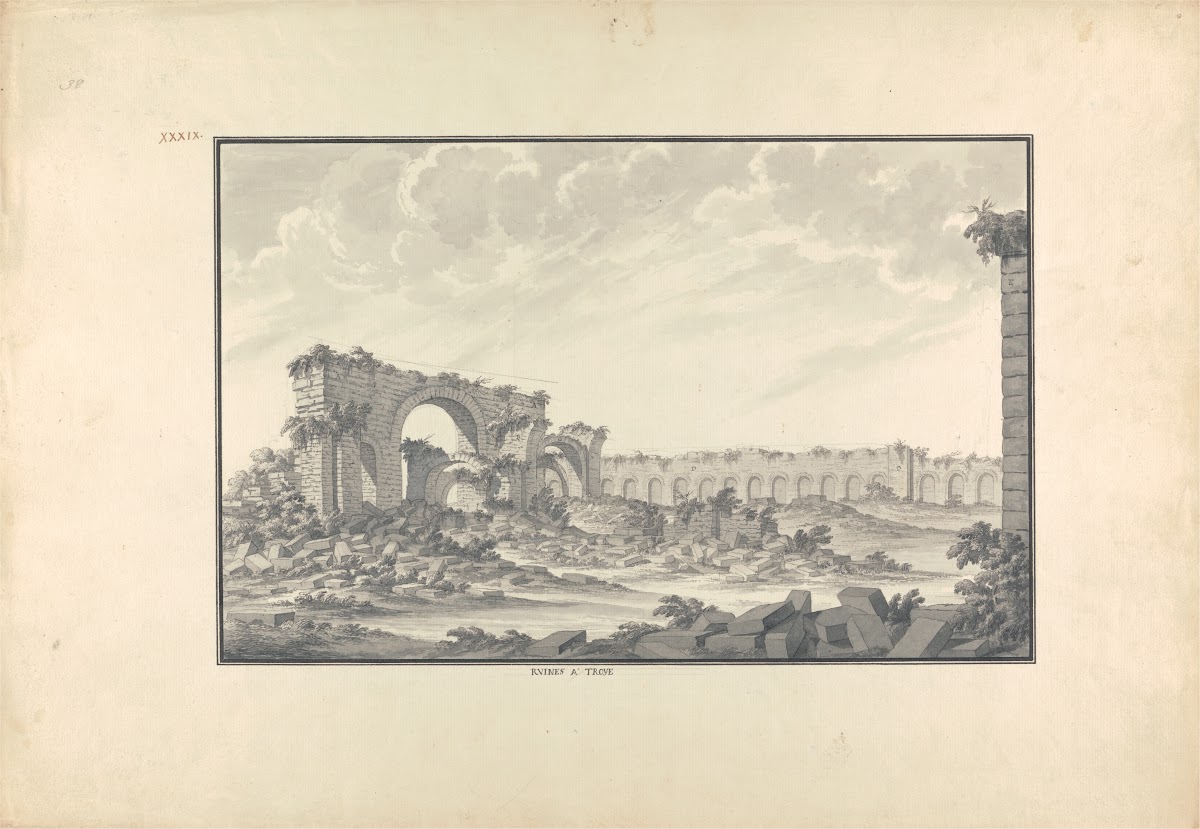 Ruines à Troye ca 1750