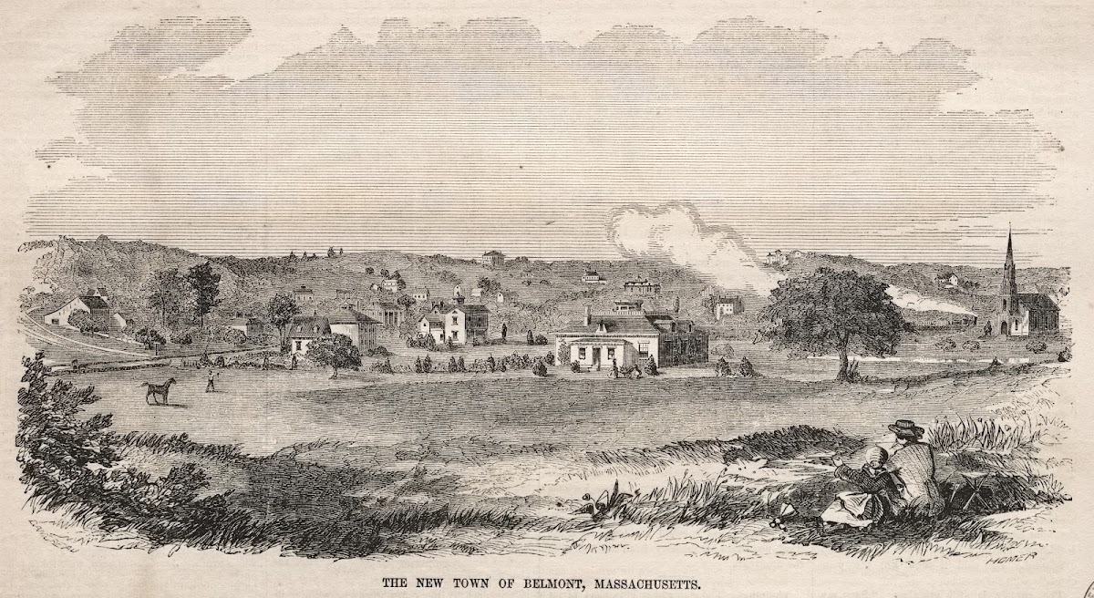 The New Town of Belmont Massachusetts 1859
