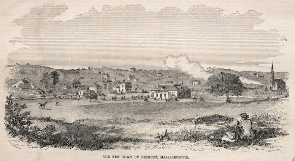 The New Town of Belmont Massachusetts 1859