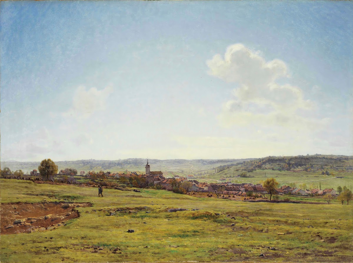 Paysage Près De Fresnes 1895