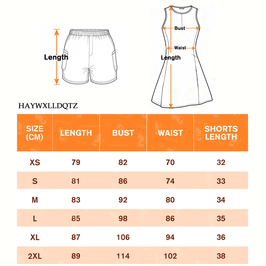 AOP Sleeveless Zipper Skirt Set