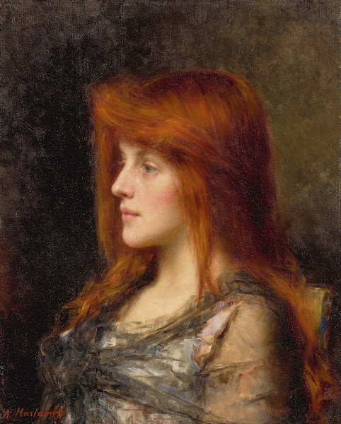 An Auburn Hairedyoung Woman