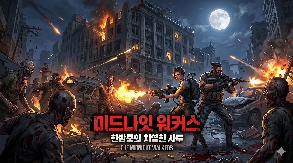 한밤중의 사투 이미지