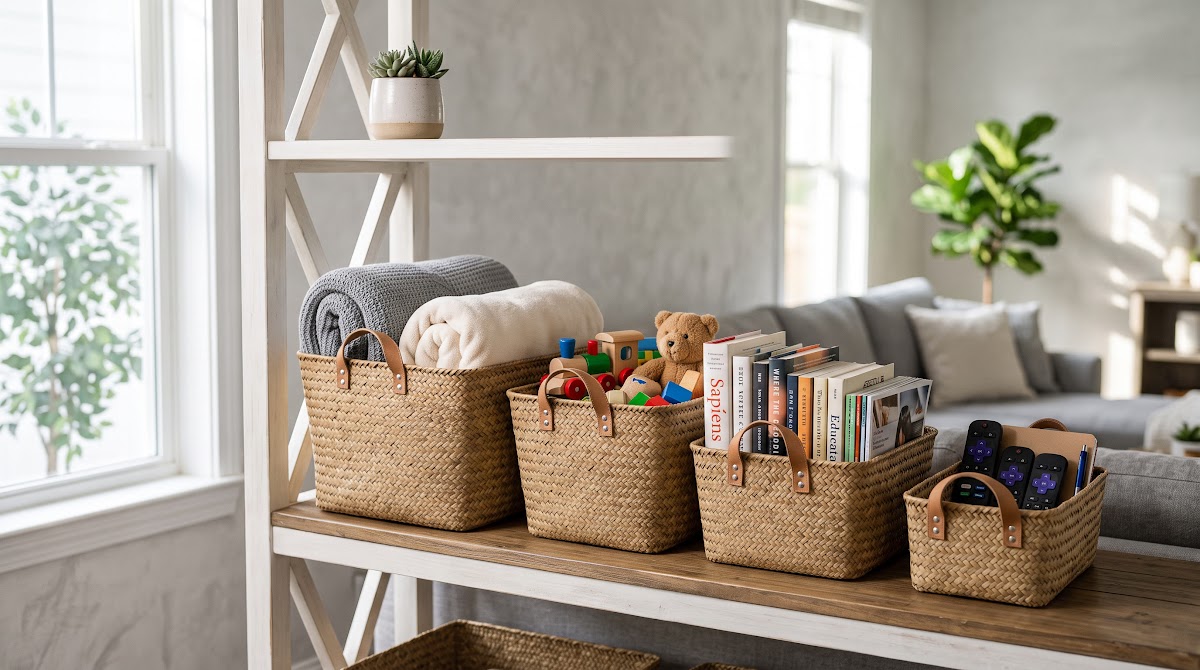 Best Woven Baskets for Living Room Storage (2026) - BEST BUDGET — IN CONTEXT