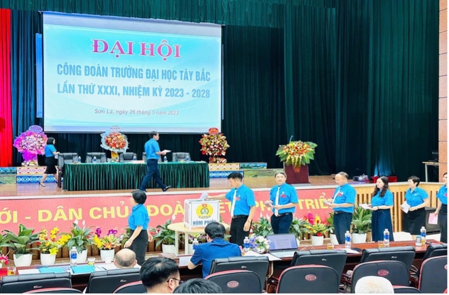 Đại hội Công đoàn Trường Đại học Tây Bắc lần thứ XXXI, nhiệm kỳ 2023 - 2028