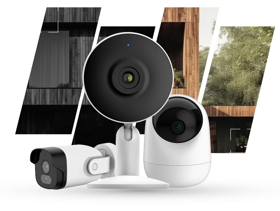Representação de câmeras de segurança Olli