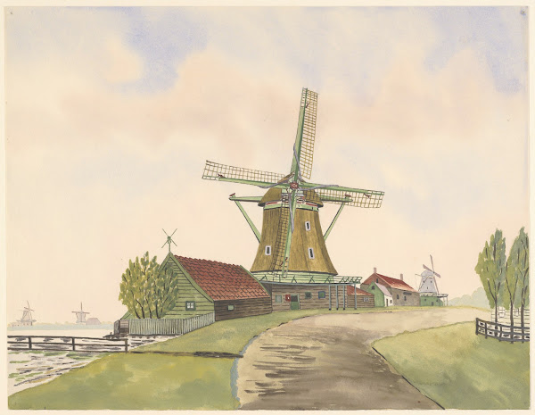 molens oliemolen Het Windei 1930 1940