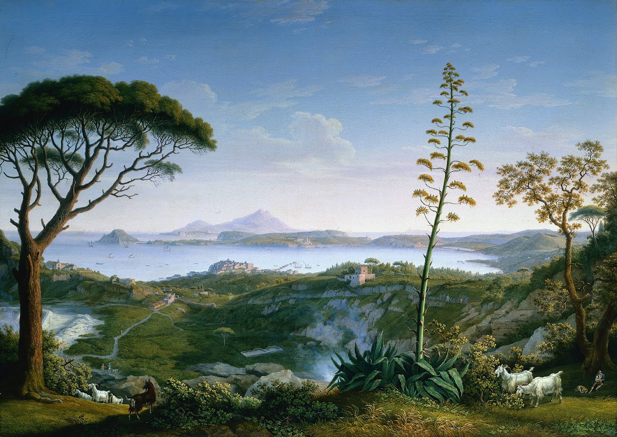 View of the Gulf of Pozzuoli from Solfatara 1803