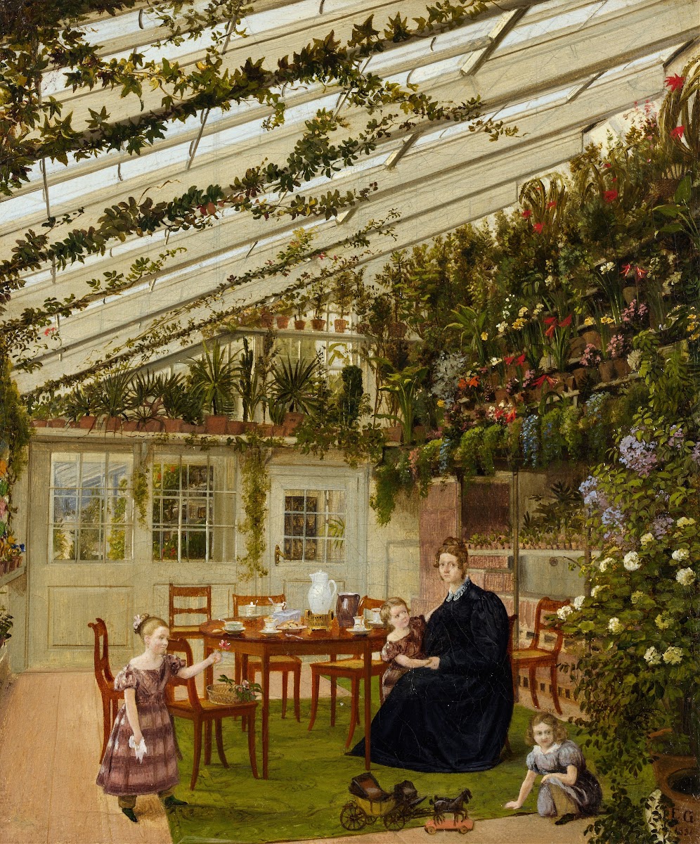 The Family of Mr Westfal in the Conservatory 1836