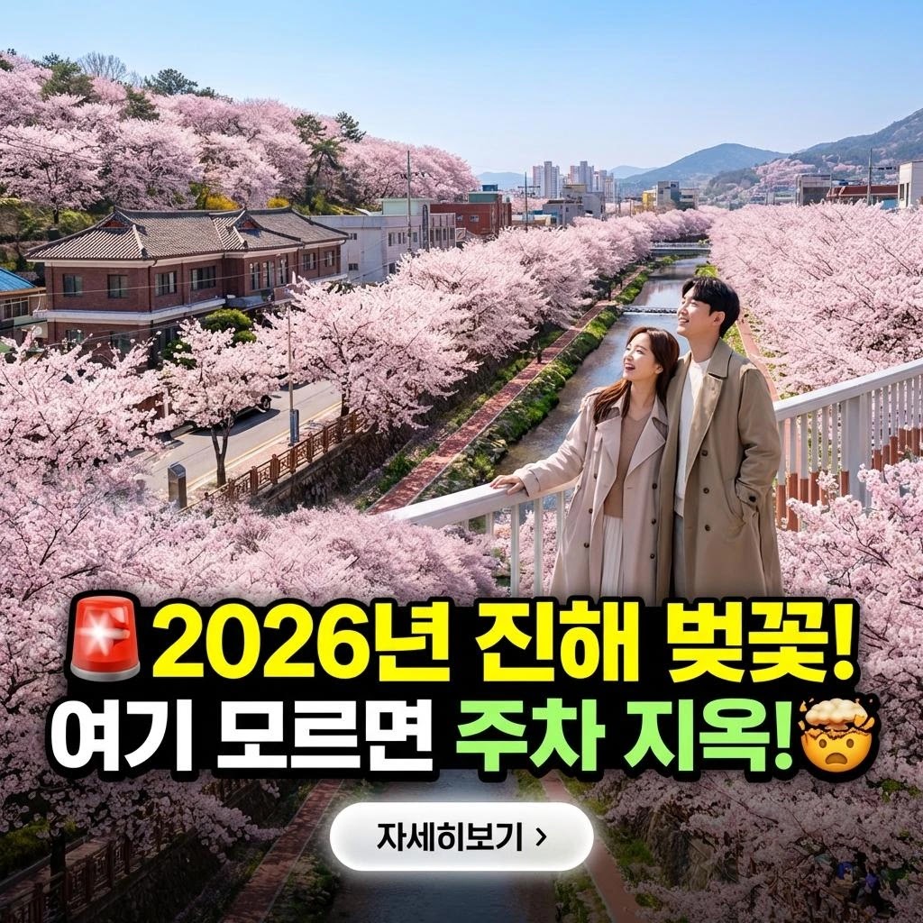 진해 벚꽃 여행: 2026년 완벽 가이드 7가지 꿀팁!