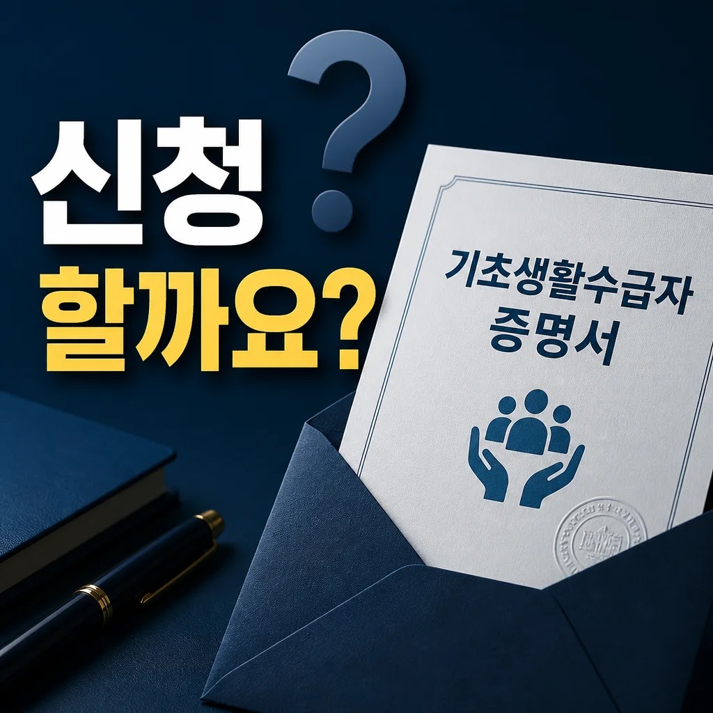 기초생활수급자 증명서 발급 방법 5단계