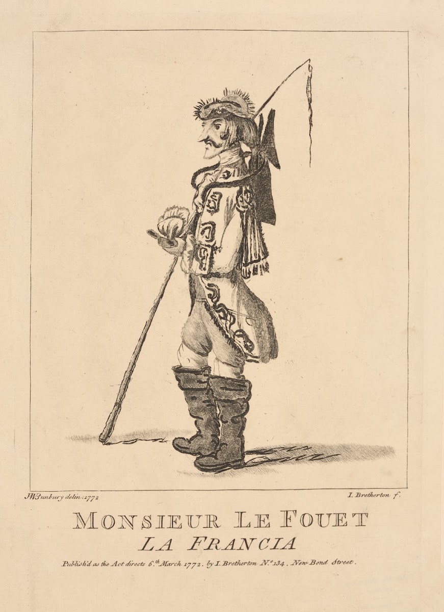 Monsieur le fouet la Francia 1772
