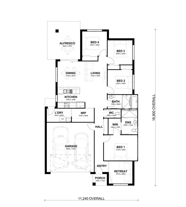 House and Land Investment Property in Woolmer, QLD (4.38% Yield) | Aus Investment Properties - Floor Plan 1