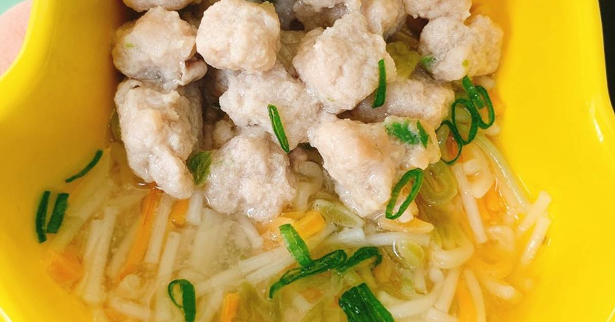 Bún mọc em bé - ăn dặm cùng con