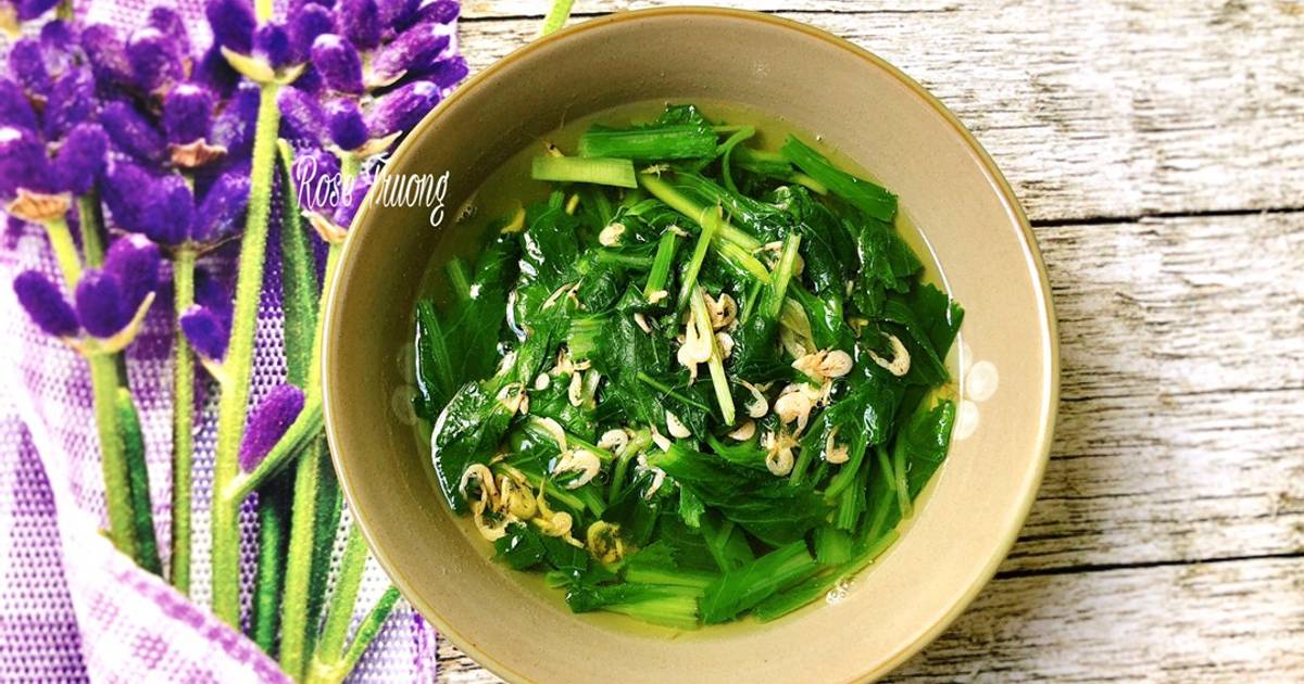 Canh Cải Nấu Ruốc Tươi