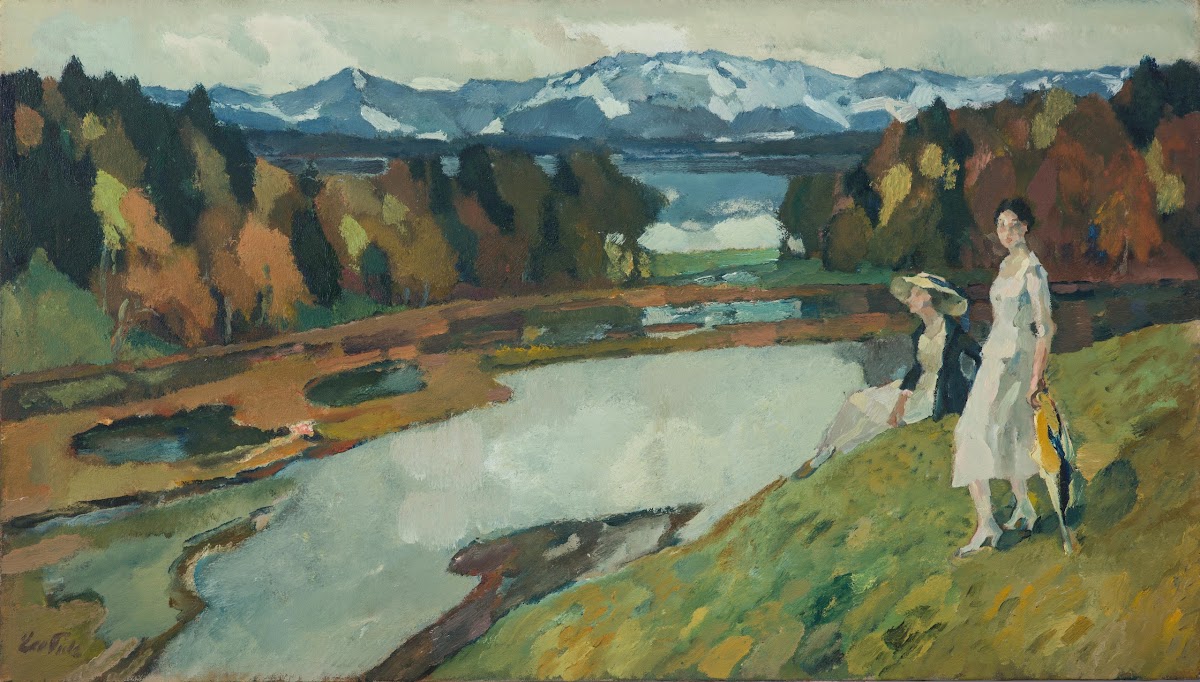 Föhn Kampenwand Chiemsee 1911