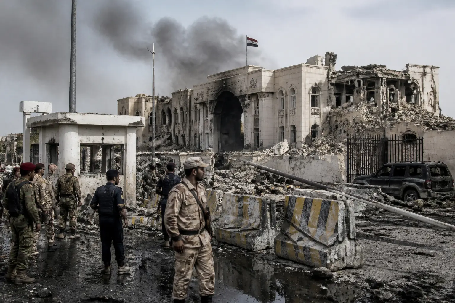 Editorial image for Houthi missile attack on Yemeni presidential palace kills five, minister says