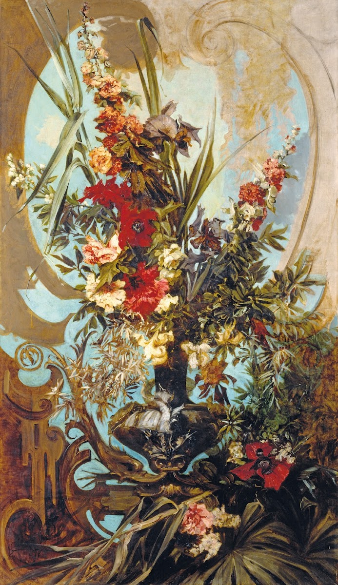 Flower bouquet 1884