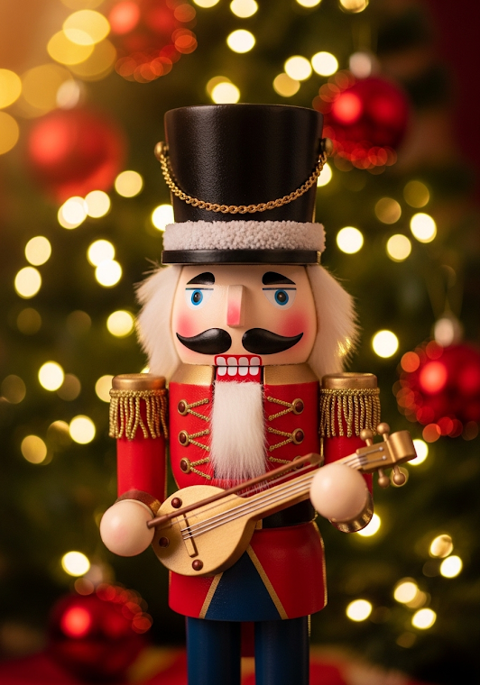 Festive Nutcracker Musician