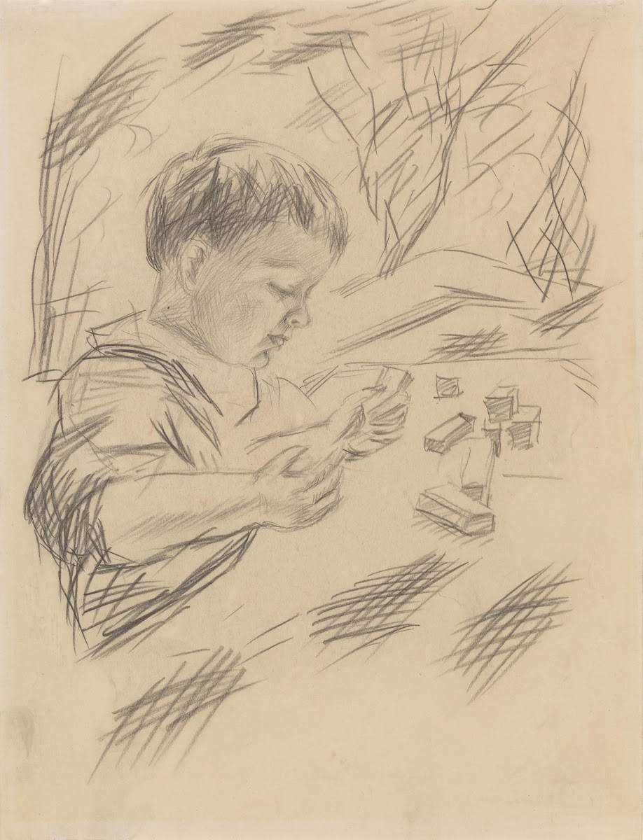 Walter spielend 1913