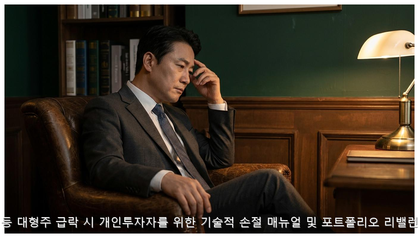 삼성전자 등 대형주 급락 시 개인투자자를 위한 기술적 손절 매뉴얼 및 포트폴리오 리밸런싱 가이드 핵심 안내 및 분석 인포그래픽 (2)