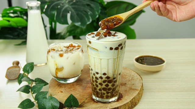 Sữa Tươi Trân Châu Cà Phê Socola